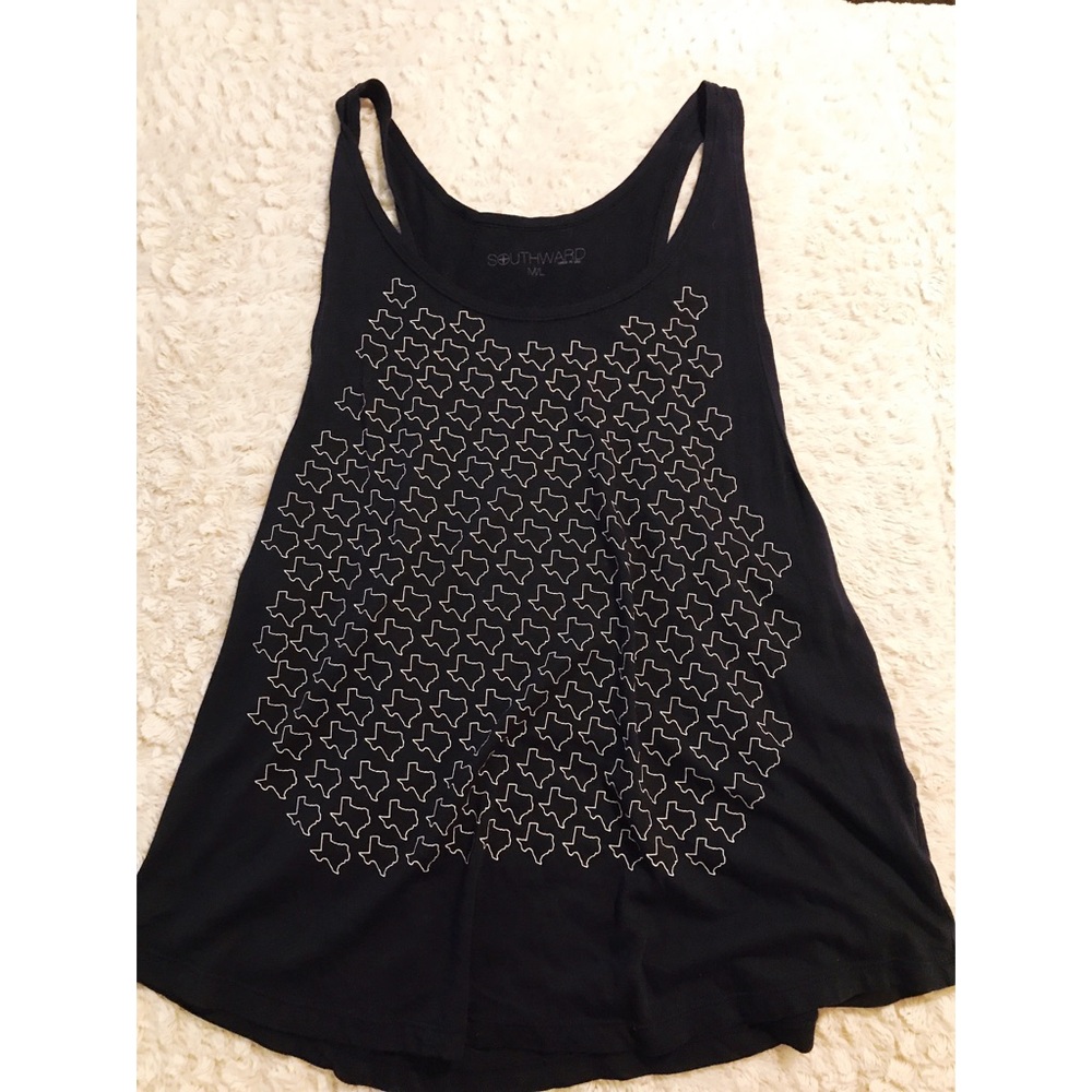 Women's M/L Dark Navy Texas Tank